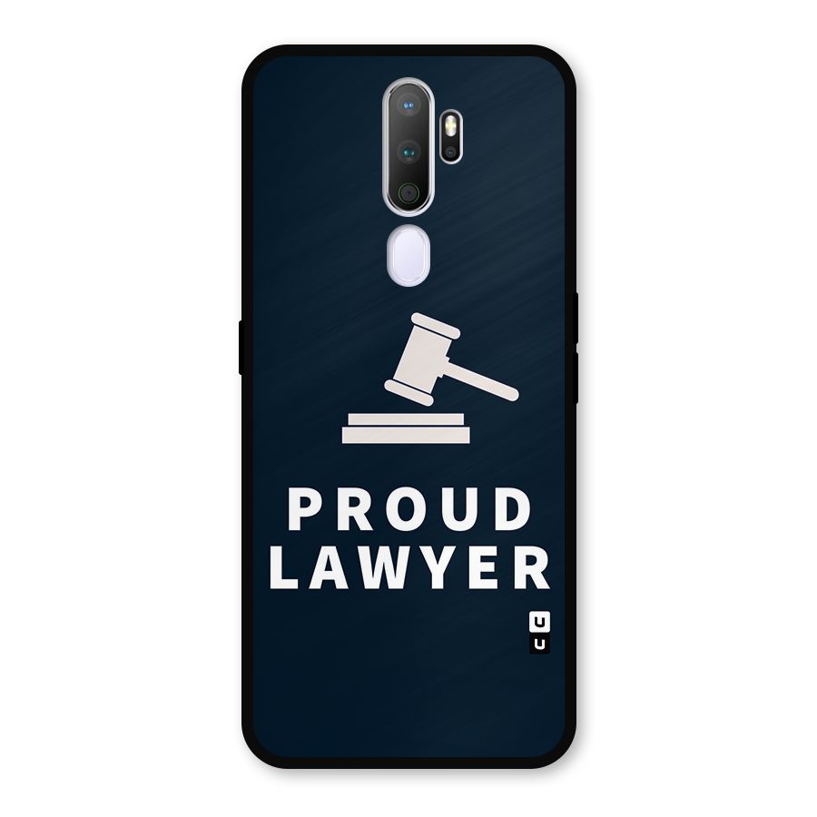 Proud Lawyer Metal Back Case for Oppo A9 (2020)