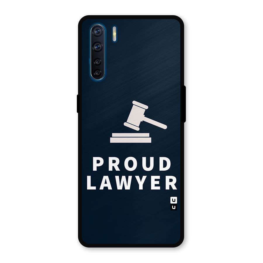 Proud Lawyer Metal Back Case for Oppo F15