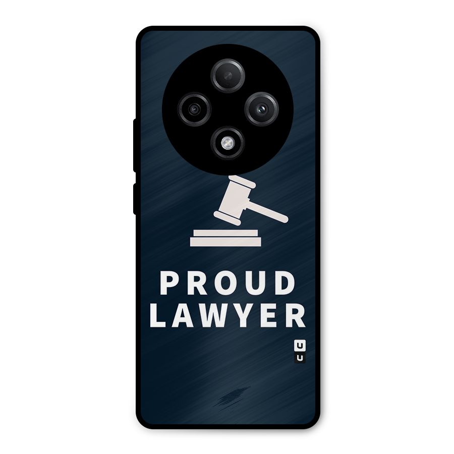 Proud Lawyer Metal Back Case for Oppo F27 Pro Plus