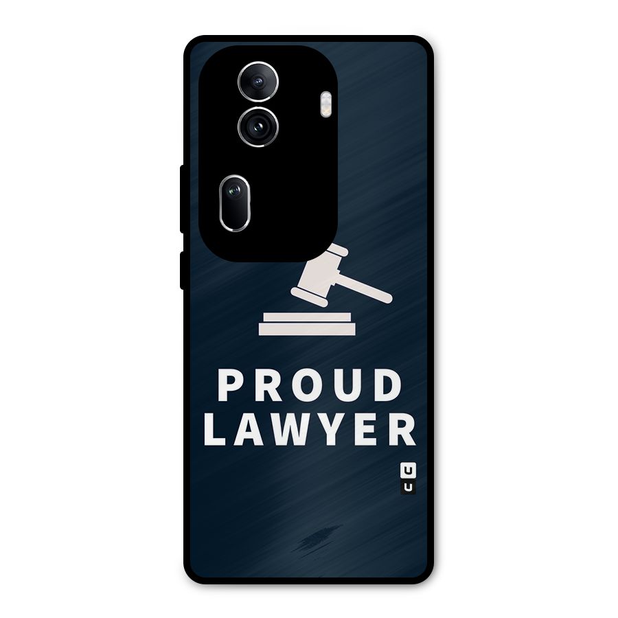 Proud Lawyer Metal Back Case for Oppo Reno11 Pro 5G