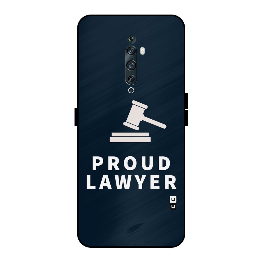 Proud Lawyer Metal Back Case for Oppo Reno2 Z