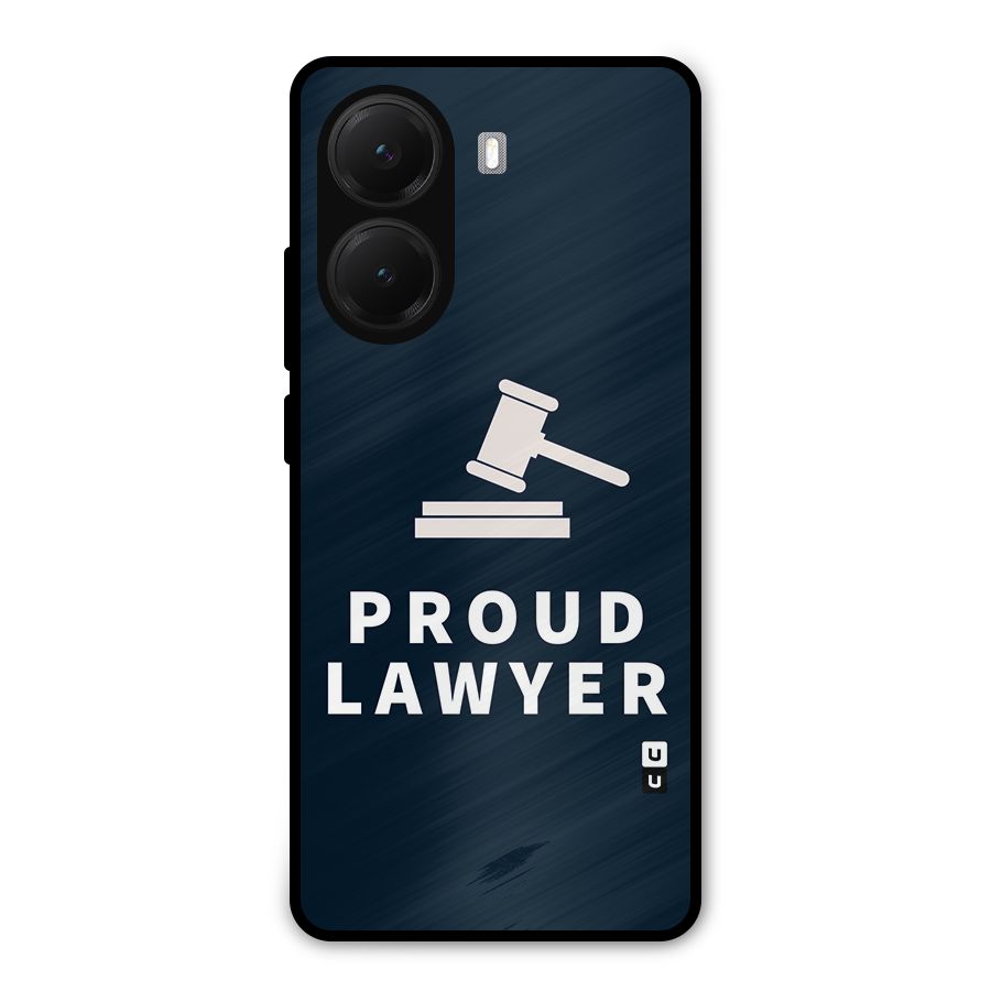 Proud Lawyer Metal Back Case for Poco X7 Pro