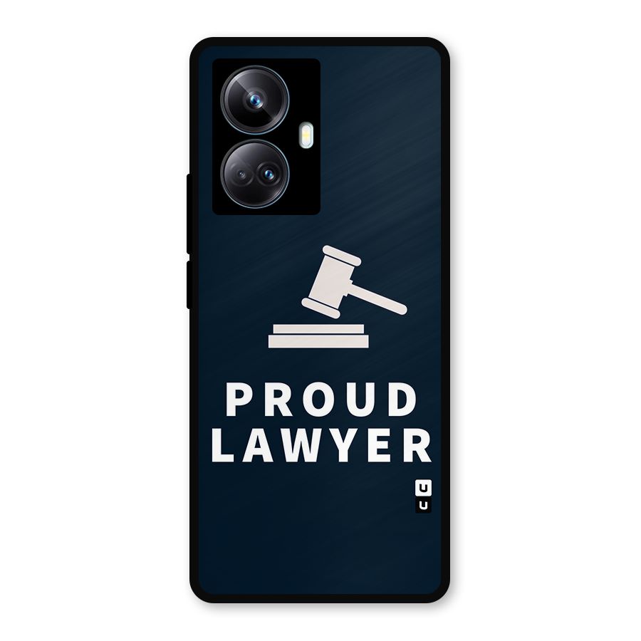 Proud Lawyer Metal Back Case for Realme 10 Pro Plus