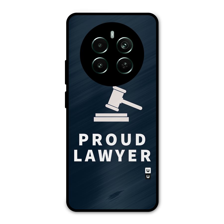 Proud Lawyer Metal Back Case for Realme 12 Plus
