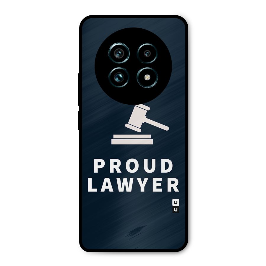 Proud Lawyer Metal Back Case for Realme 13 Pro Plus