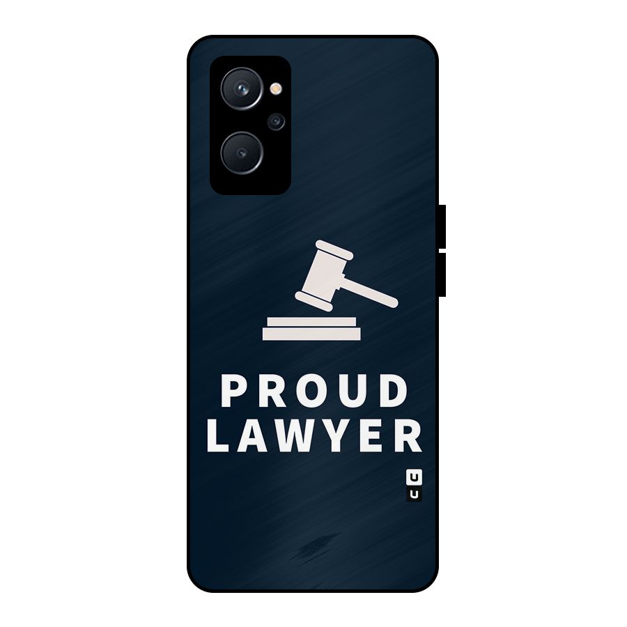 Proud Lawyer Metal Back Case for Realme 9i 5G