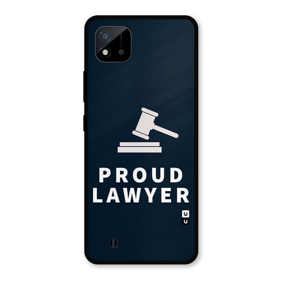 Proud Lawyer Metal Back Case for Realme C11 2021