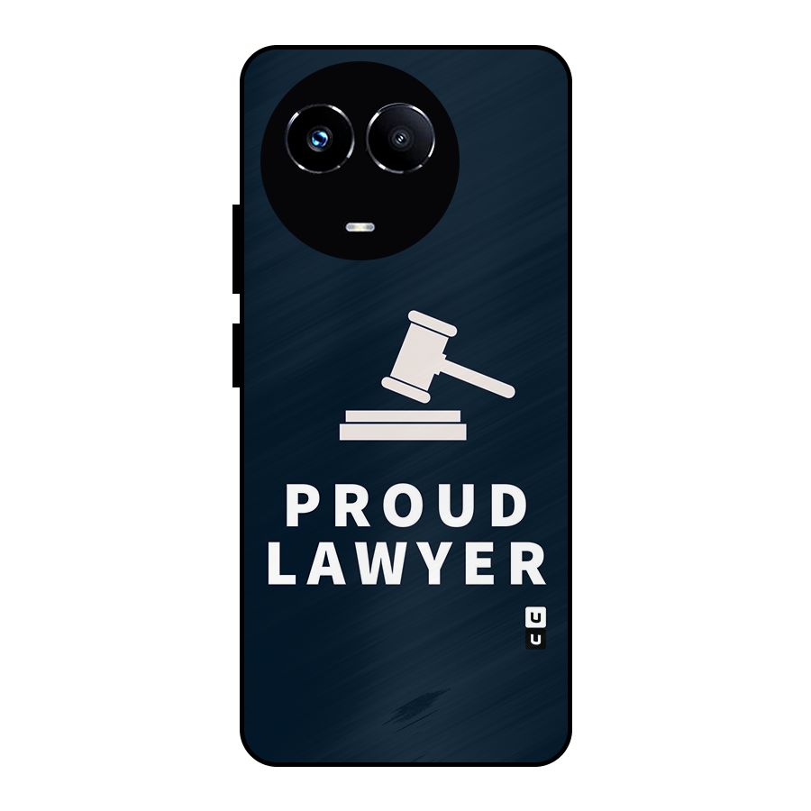 Proud Lawyer Metal Back Case for Realme Narzo 60X