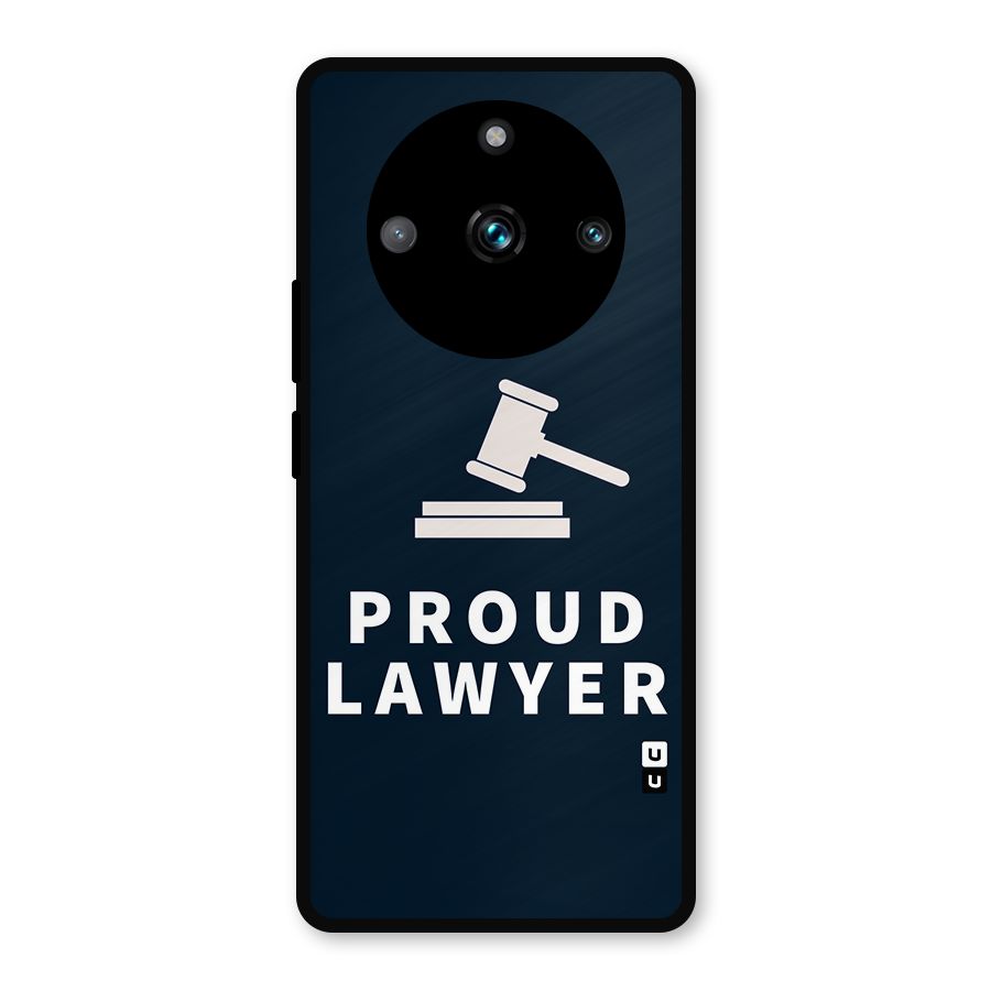 Proud Lawyer Metal Back Case for Realme Narzo 60 Pro