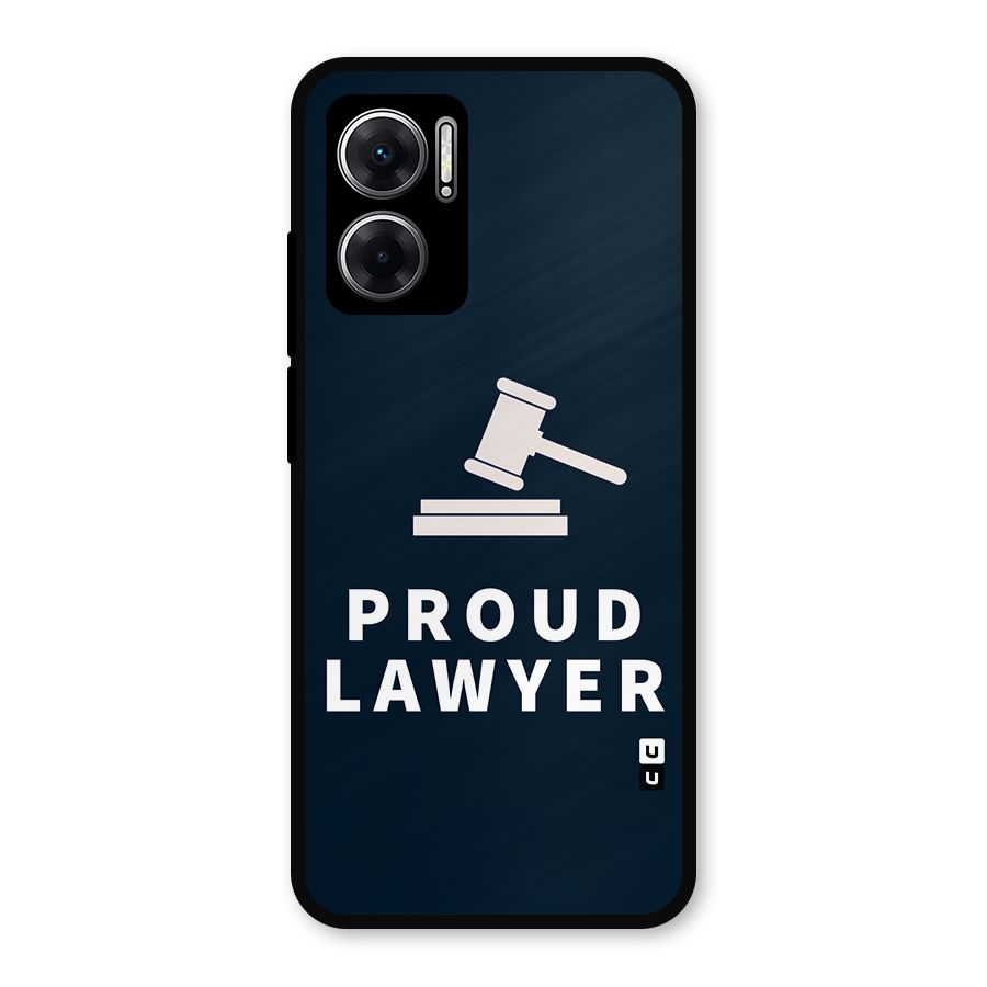 Proud Lawyer Metal Back Case for Redmi 11 Prime 5G