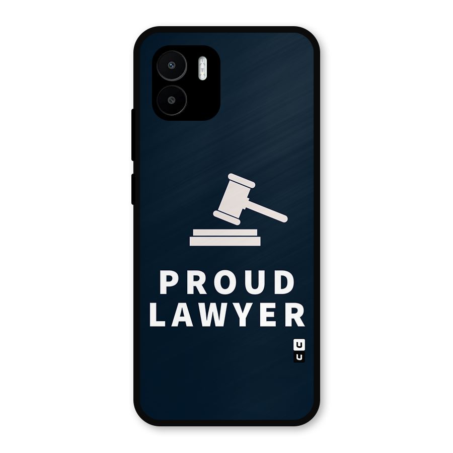 Proud Lawyer Metal Back Case for Redmi A2