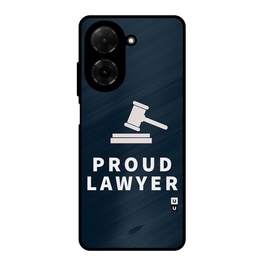 Proud Lawyer Metal Back Case for Redmi A5 4G