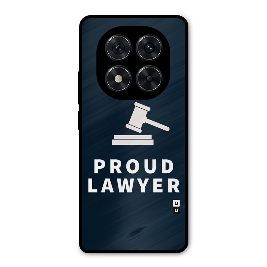Proud Lawyer Metal Back Case for Redmi Note 14 Pro 5G
