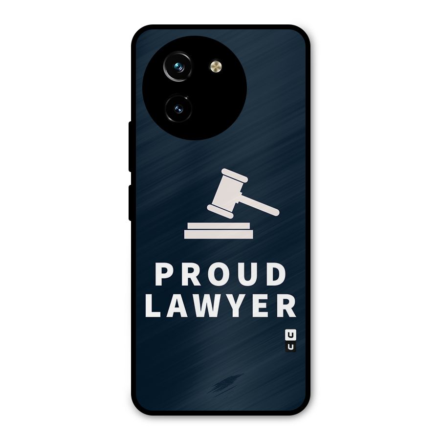 Proud Lawyer Metal Back Case for Vivo T3x