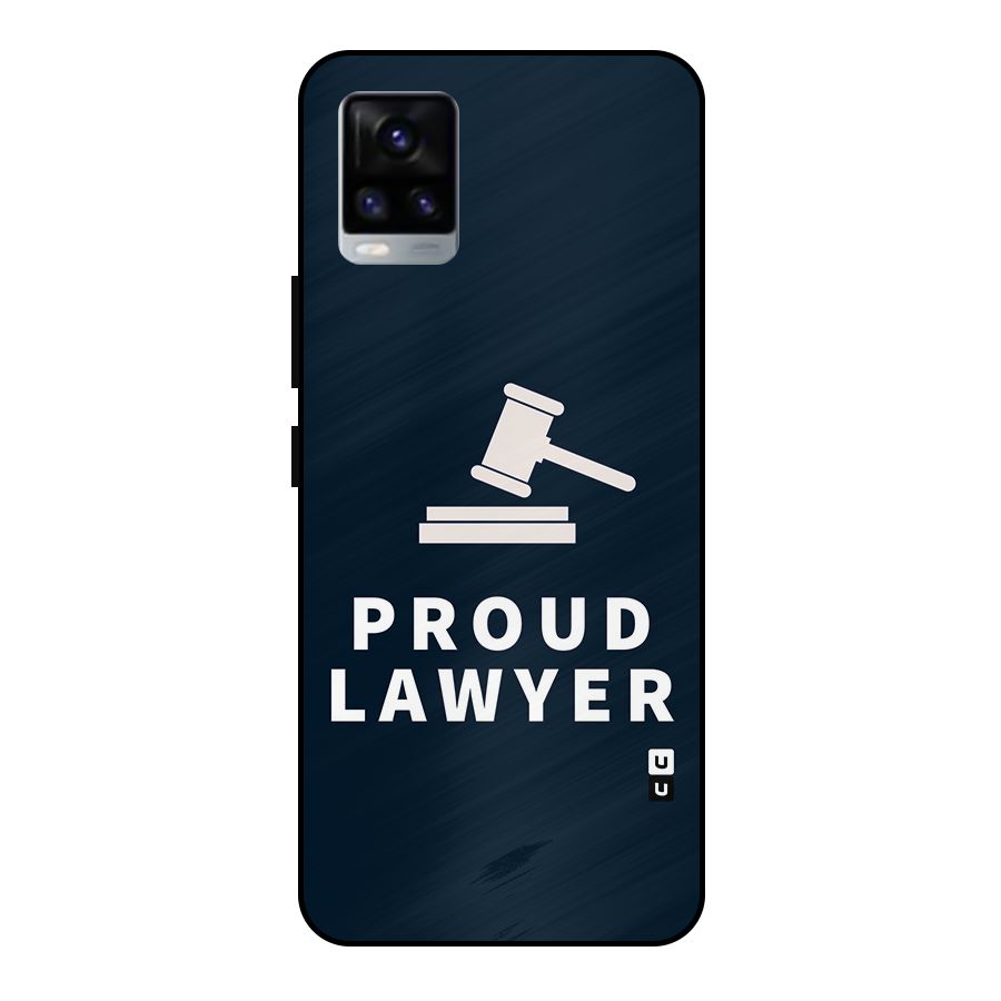 Proud Lawyer Metal Back Case for Vivo V20 2021