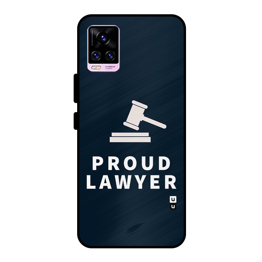 Proud Lawyer Metal Back Case for Vivo V20 Pro