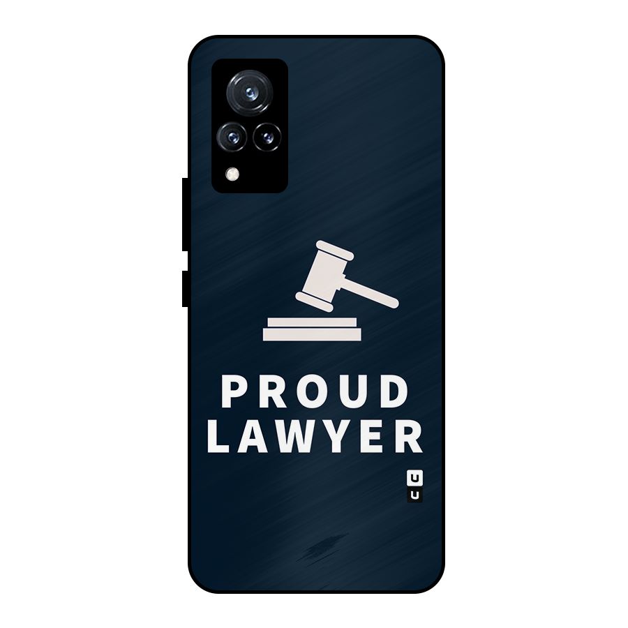 Proud Lawyer Metal Back Case for Vivo V21 5G
