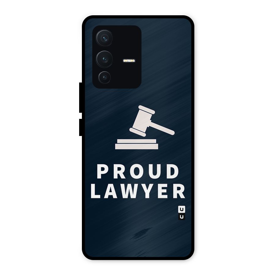 Proud Lawyer Metal Back Case for Vivo V23 5G
