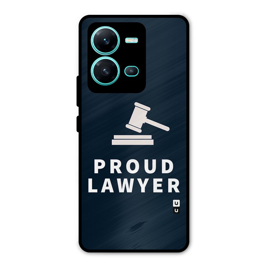 Proud Lawyer Metal Back Case for Vivo V25