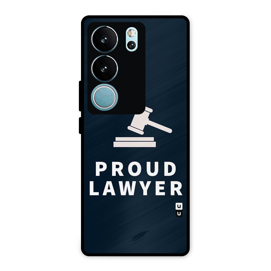 Proud Lawyer Metal Back Case for Vivo V29