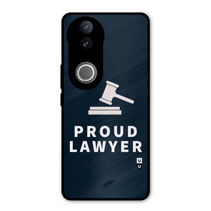 Proud Lawyer Metal Back Case for Vivo V50e
