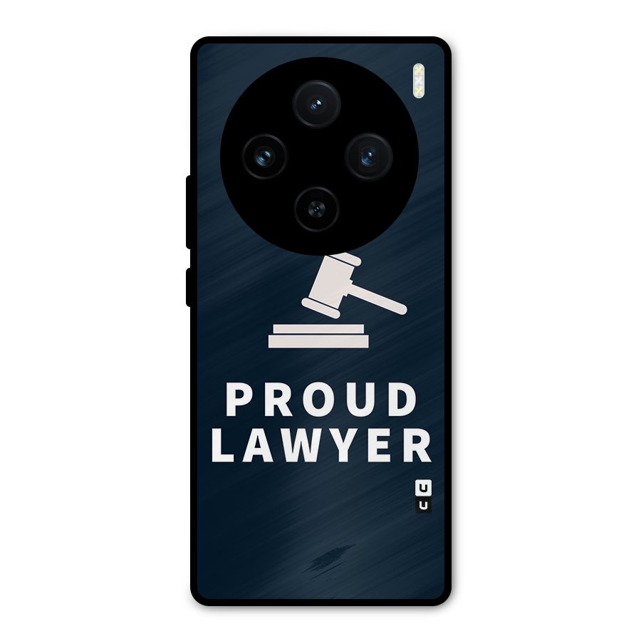 Proud Lawyer Metal Back Case for Vivo X100