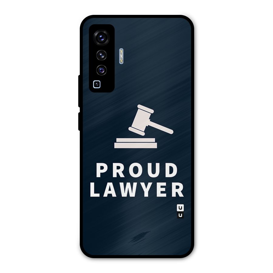 Proud Lawyer Metal Back Case for Vivo X50