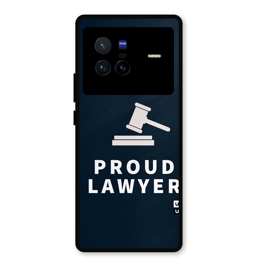 Proud Lawyer Metal Back Case for Vivo X80