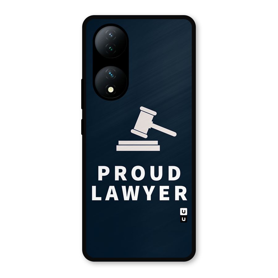 Proud Lawyer Metal Back Case for Vivo Y100a