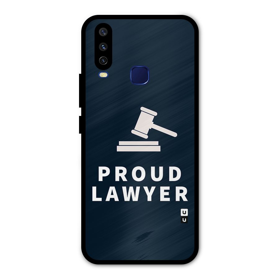 Proud Lawyer Metal Back Case for Vivo Y12
