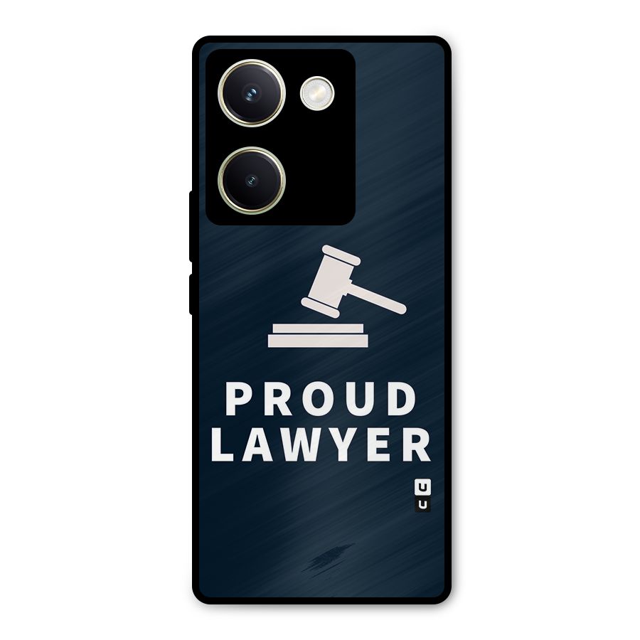 Proud Lawyer Metal Back Case for Vivo Y200 Pro