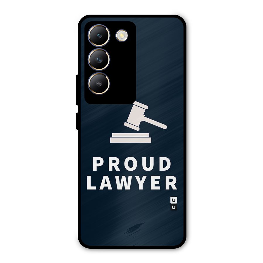 Proud Lawyer Metal Back Case for Vivo Y200e
