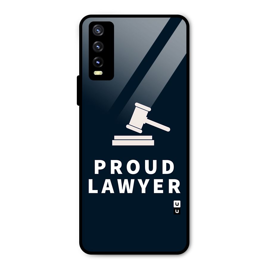 Proud Lawyer Metal Back Case for Vivo Y20g