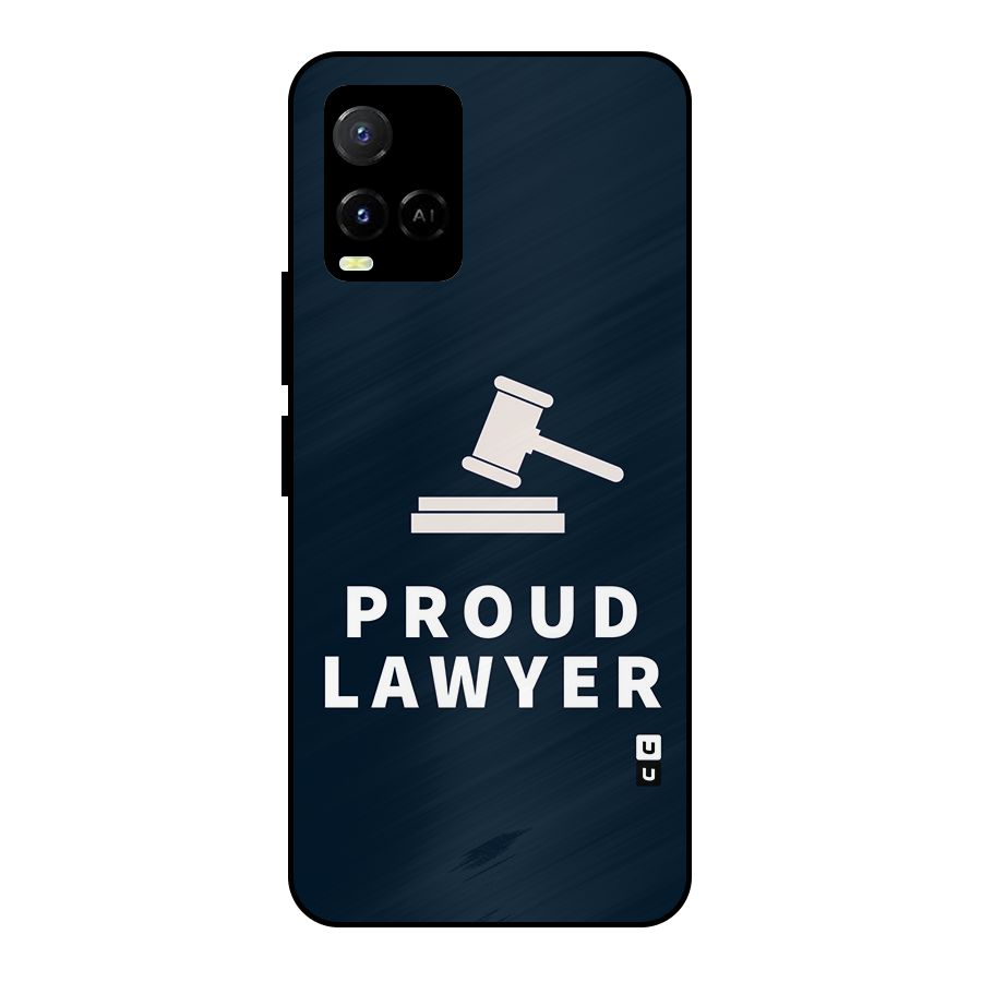 Proud Lawyer Metal Back Case for Vivo Y21T