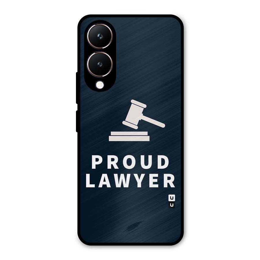 Proud Lawyer Metal Back Case for Vivo Y28