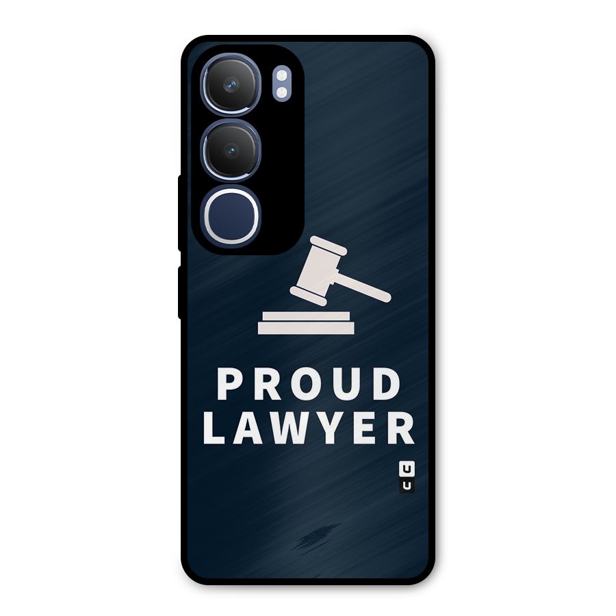 Proud Lawyer Metal Back Case for Vivo Y29