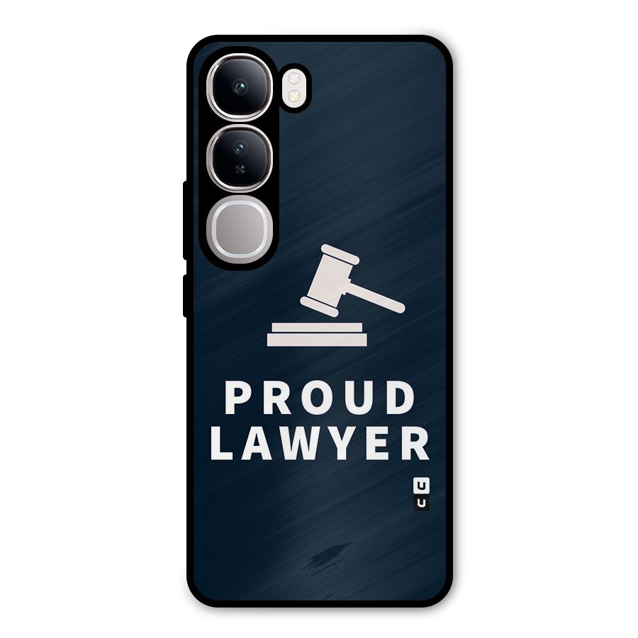 Proud Lawyer Metal Back Case for Vivo Y300