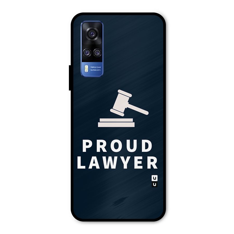 Proud Lawyer Metal Back Case for Vivo Y31
