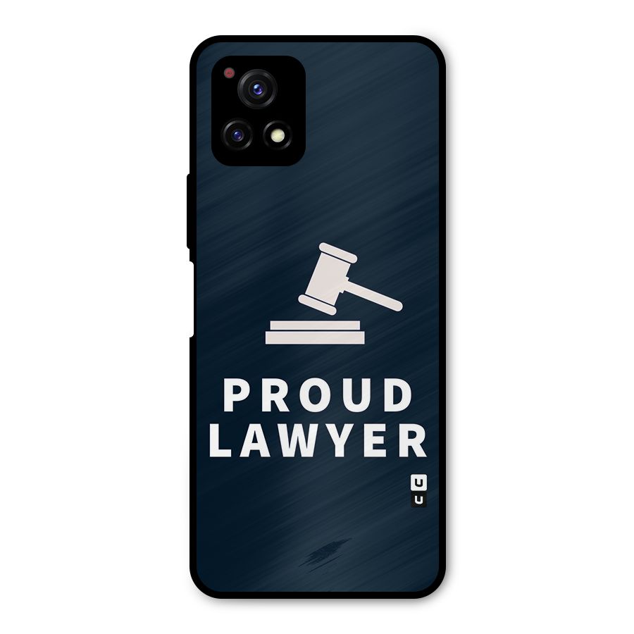 Proud Lawyer Metal Back Case for Vivo Y72 5G