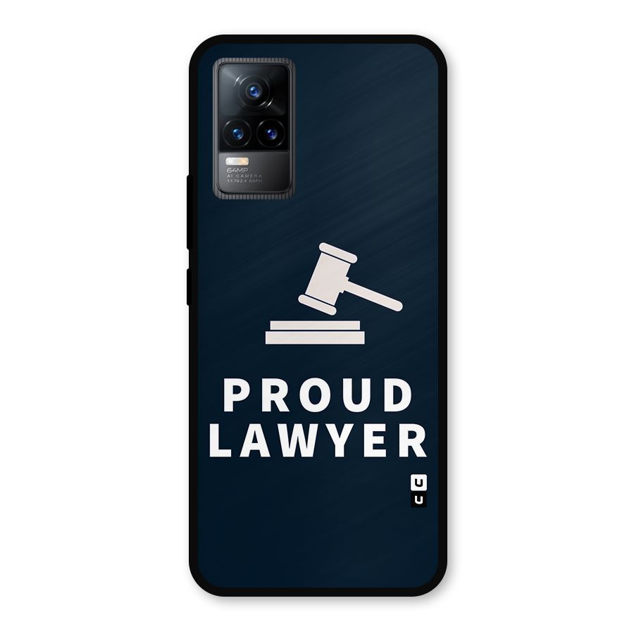 Proud Lawyer Metal Back Case for Vivo Y73