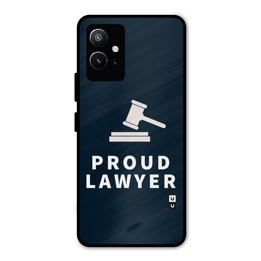 Proud Lawyer Metal Back Case for Vivo Y75 5G