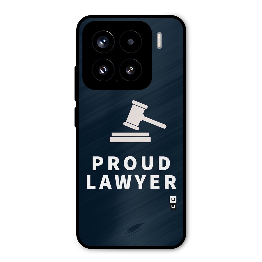 Proud Lawyer Metal Back Case for Xiaomi 15