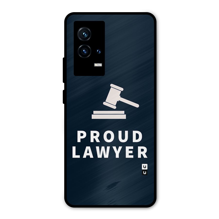 Proud Lawyer Metal Back Case for iQOO 9 5G