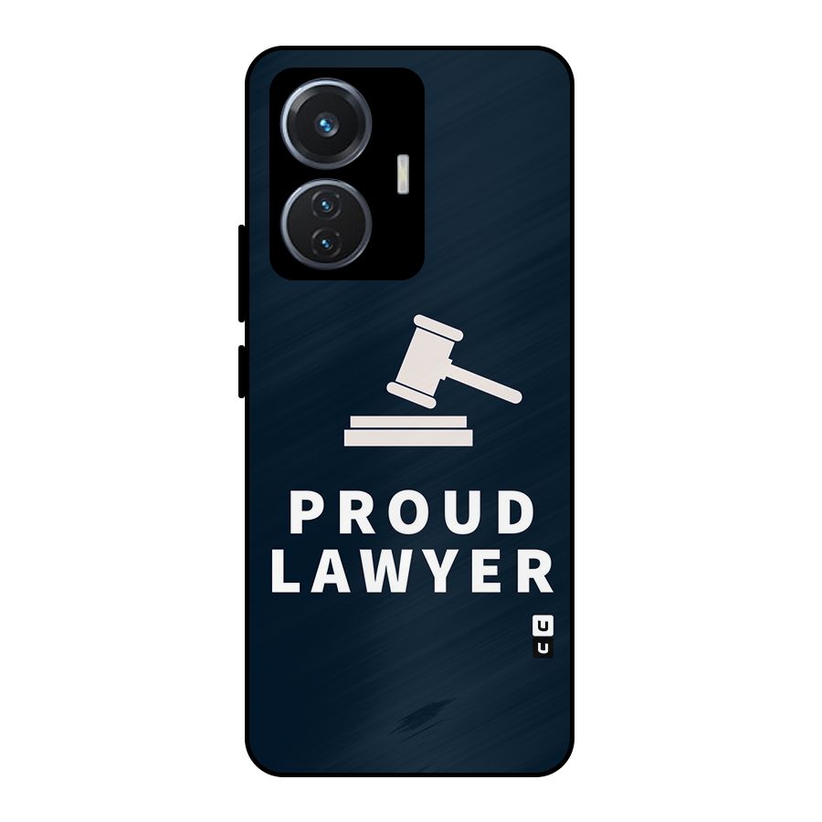 Proud Lawyer Metal Back Case for iQOO Z6 44W