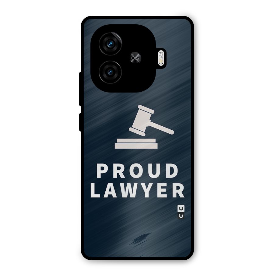 Proud Lawyer Metal Back Case for iQOO Z9 Turbo