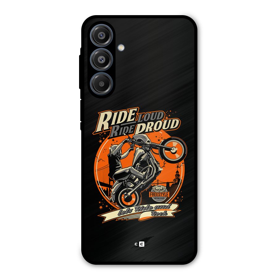 Proud Rider Metal Back Case for Galaxy A16 5G