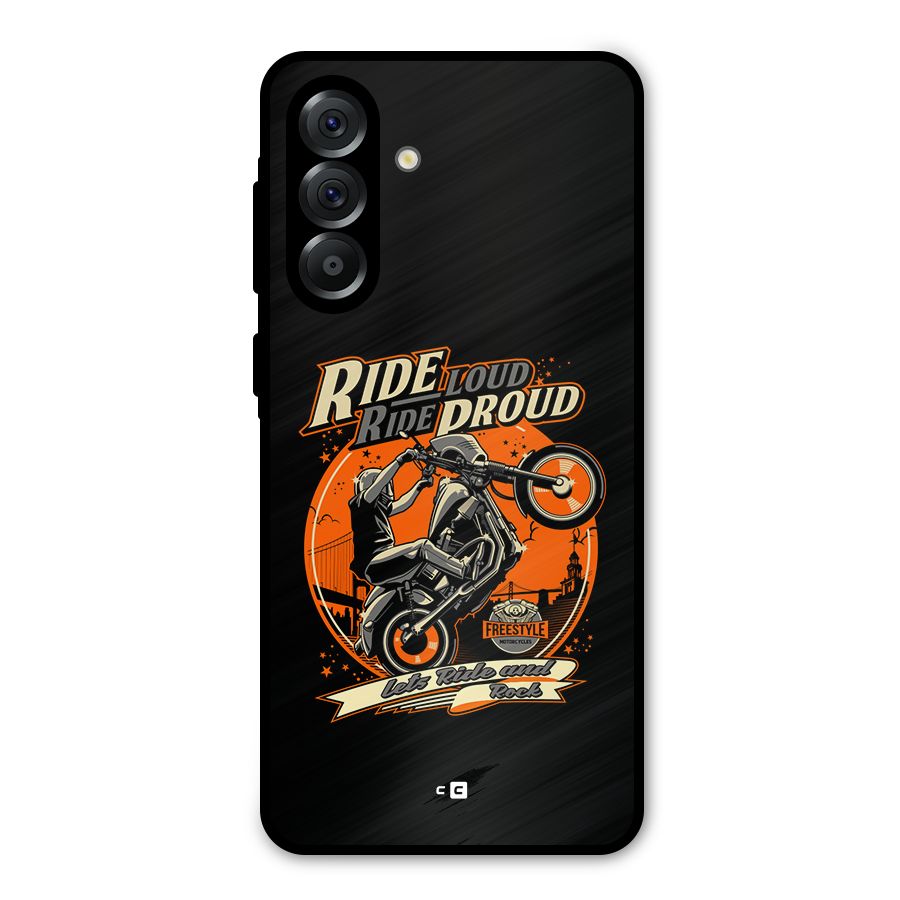 Proud Rider Metal Back Case for Galaxy A36