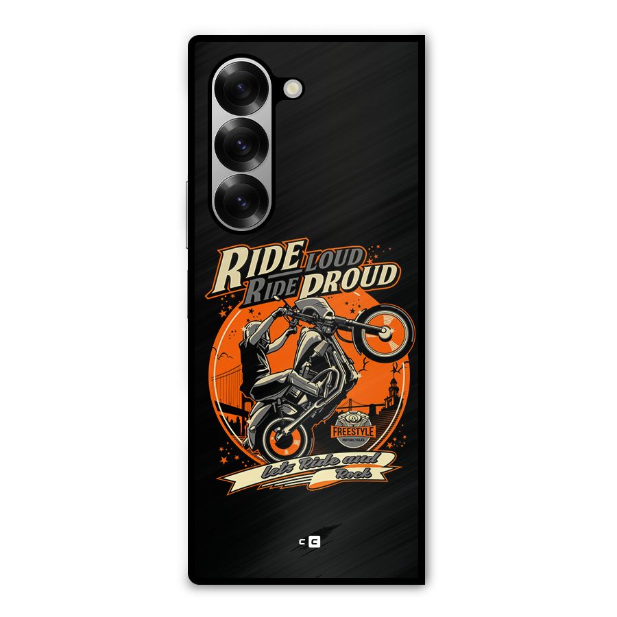 Proud Rider Metal Back Case for Galaxy Z Fold6