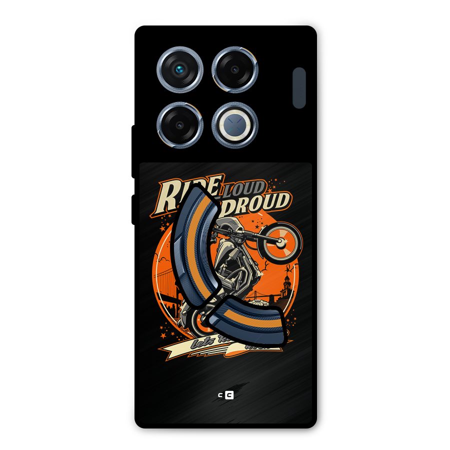 Proud Rider Metal Back Case for Infinix GT 20 Pro