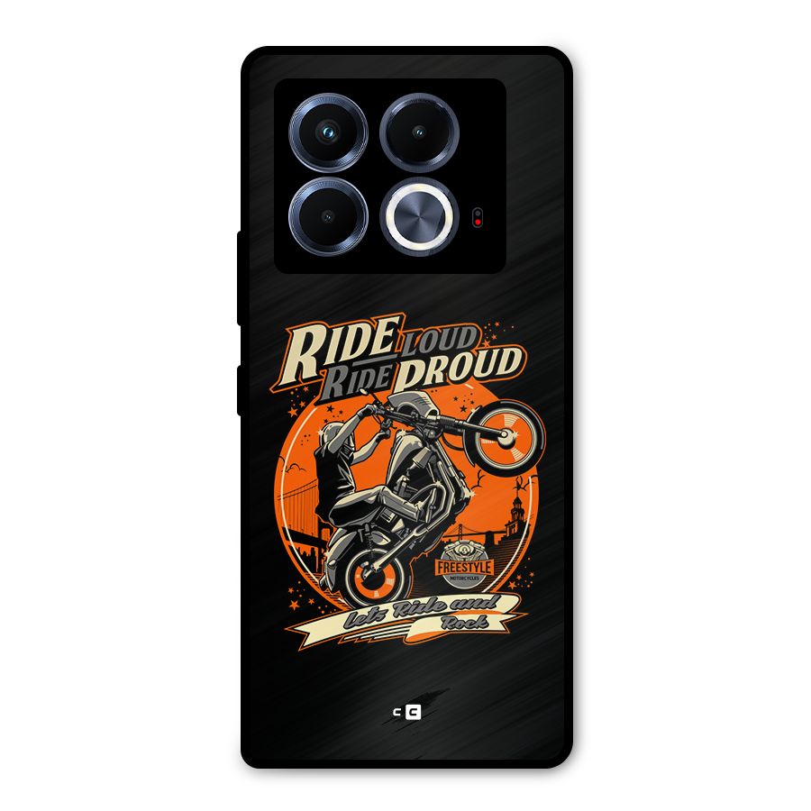 Proud Rider Metal Back Case for Infinix Note 40 5G